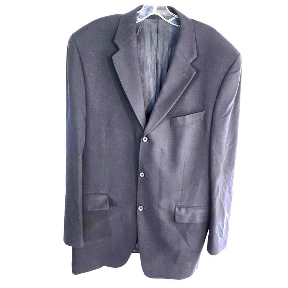 Calvin Klein Men's Blazer 44R 44 Regular Gray Sport Coat XL Suit Jacket 3 Button - Picture 1 of 8